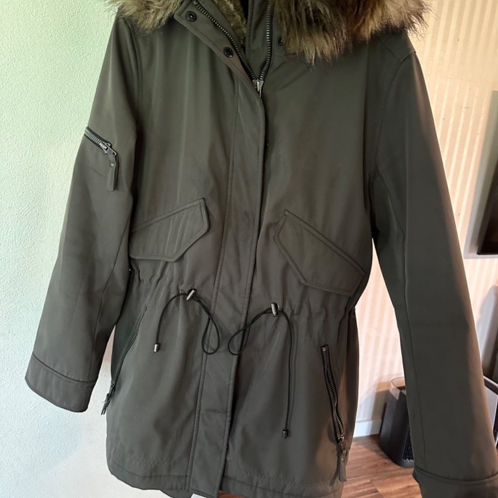 13 NYC FAUX Fur Parka